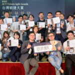 KKTV產品部、和碩PEGATRON AI Team等「年度敏捷團隊」得獎者合影