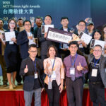 來自Gogolook、ONElab(瑞嘉軟體)與富智捷等「年度敏捷傳教士」得獎者合影